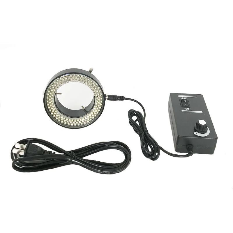 144 LED Illuminators Microscope Ring Light With Adapter For Stereo Magnifier Industrial Phone PCB Repair