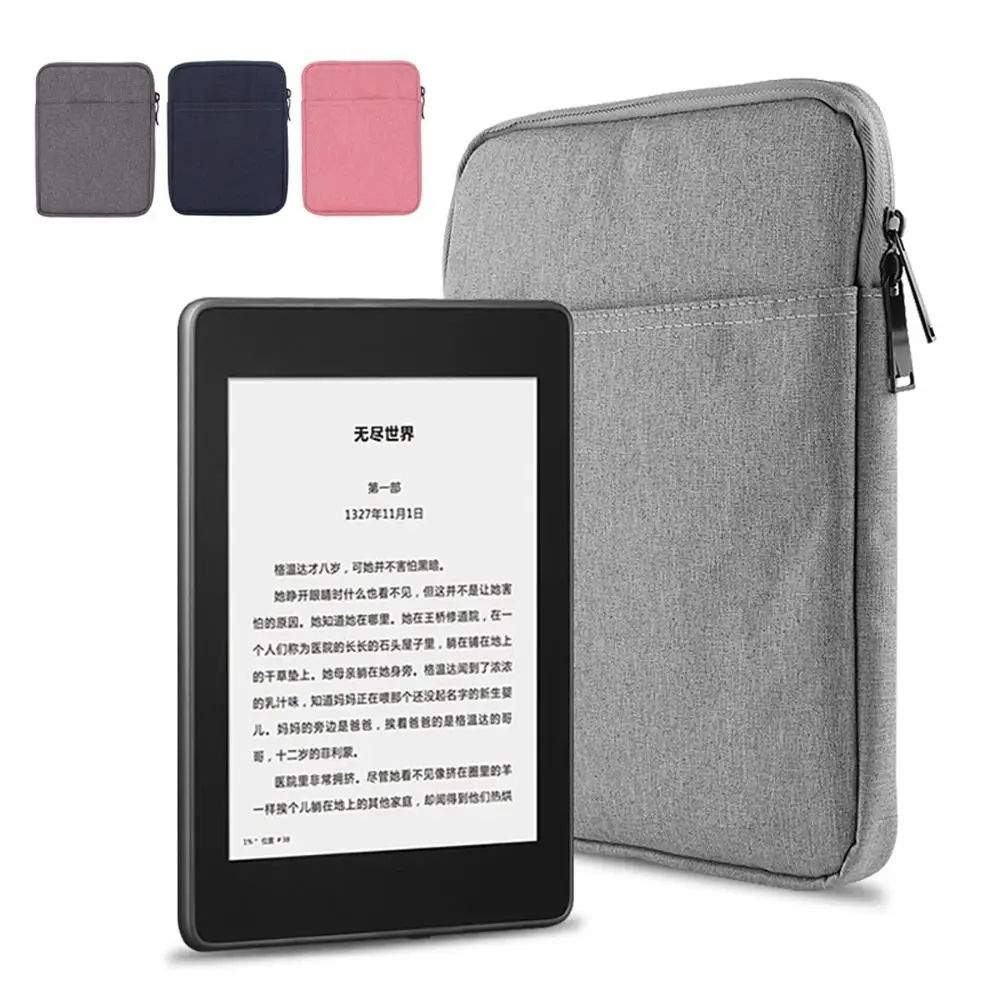 11th Generation 6-7 inch e-Reader Sleeve Wear Resistant Anti Scratch M2L3EK Storage Bag for Kindle Oasis/Kobo Clara Libra