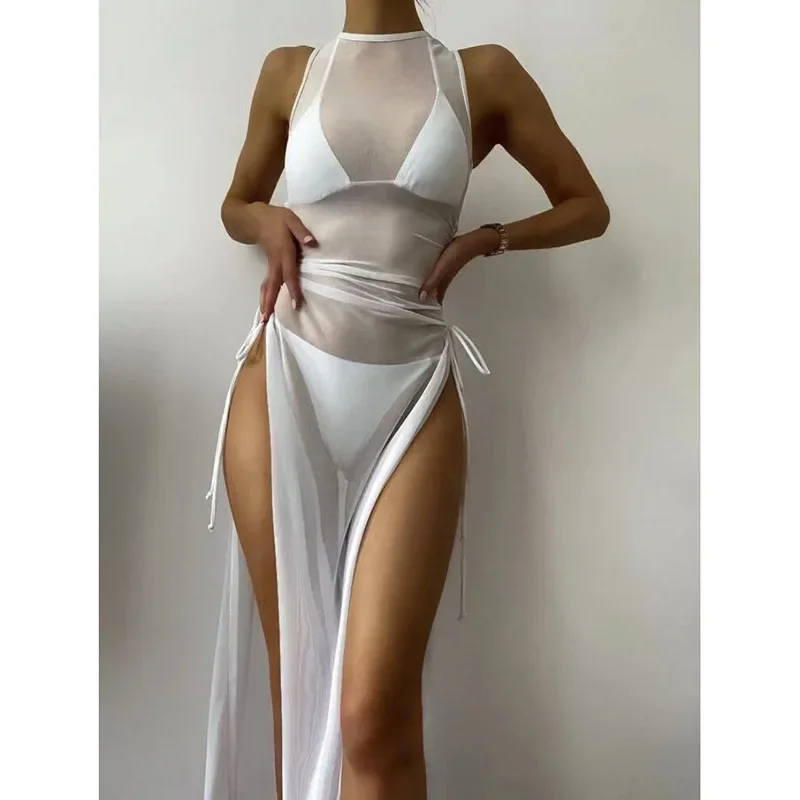 مثير بيكيني ملابس السباحة النسائية لون نقي منفصل زي السباحة حار بيع للموسم نمط جديد بحر الملابس الداخلية العصرية أ