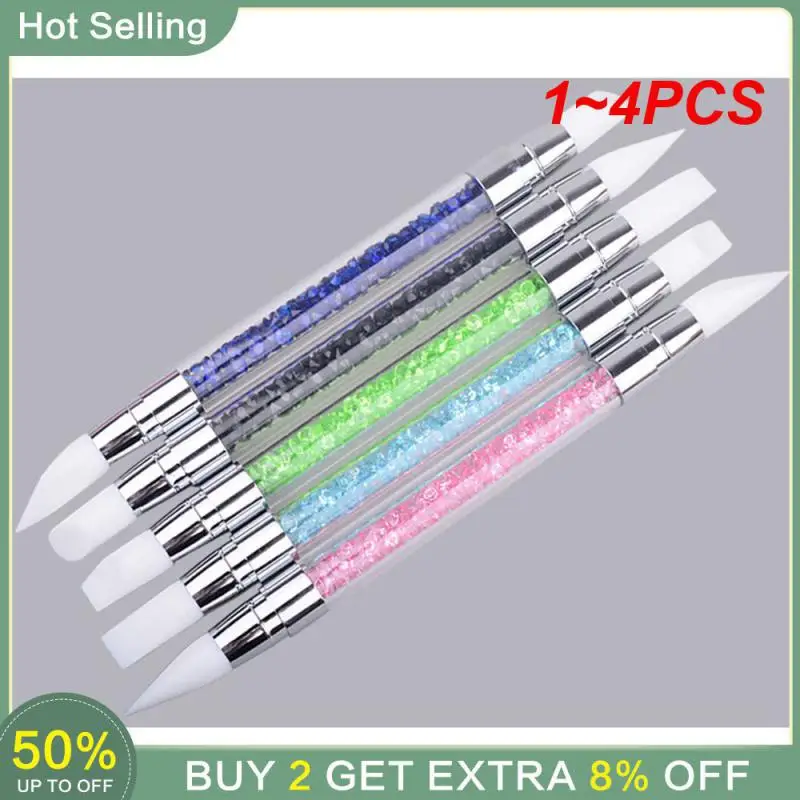 1~4PCS Manicure Tool Set High-quality Exquisite Professional Nail Art Pen Set With Five Colors 2 Way Nail Art Pen Beauty