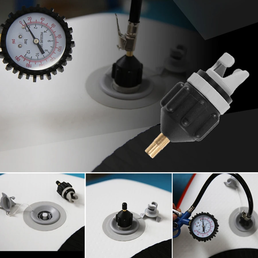 Paddle Board Air Valve Kayak Air Valve Adapter Car Pump Inflation Adapter Inflator Adapter