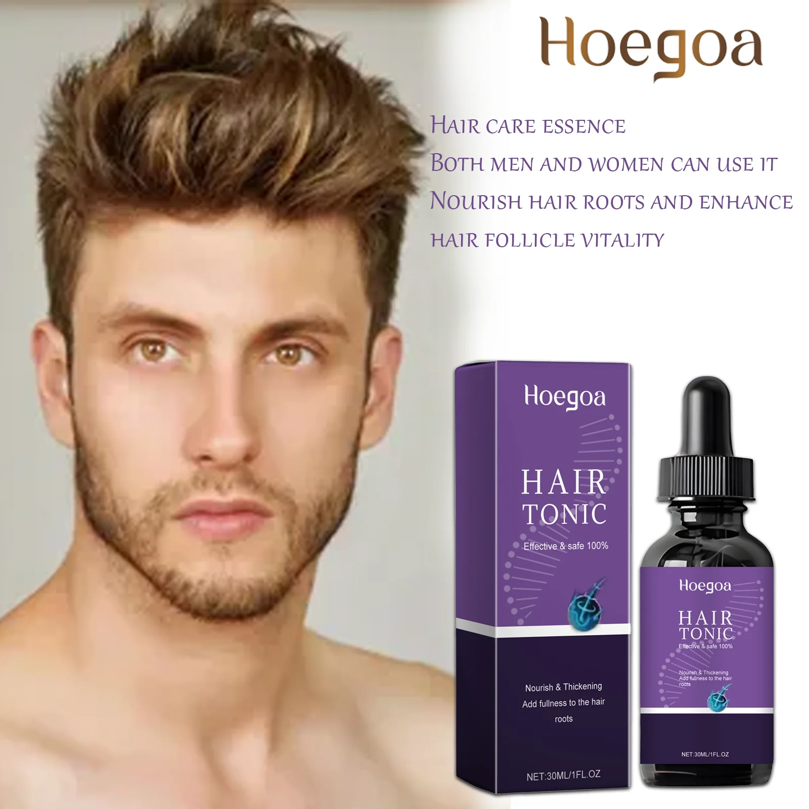 

30ml Hair Growth Serum Anti Baldness Treatment Hair Loss Nourishing Scalp Anti-Frizz Strengthening Hair Roots Hair Care Essence