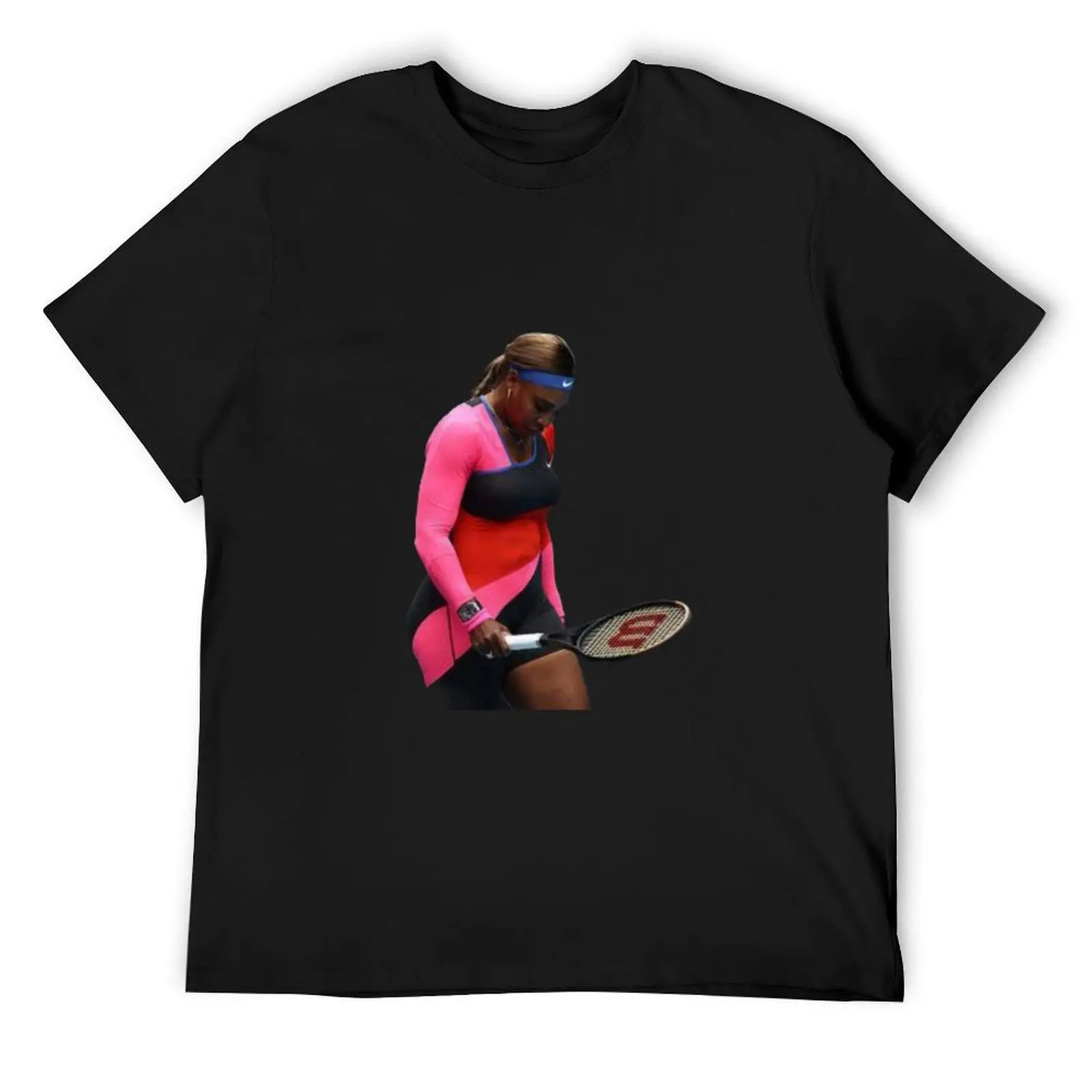 Serena Williams-T-Shirt Surdimensionné pour Homme, Vêtement Graphique, Grande Taille