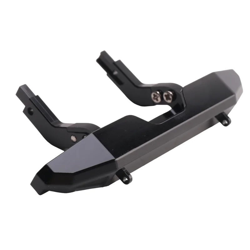 Traxxas TRX4M TRX-4M 1/18 RC 크롤러 자동차 업그레이드 부품 OP 액세서리 용 견인 후크가있는 AS96-금속 후면 범퍼