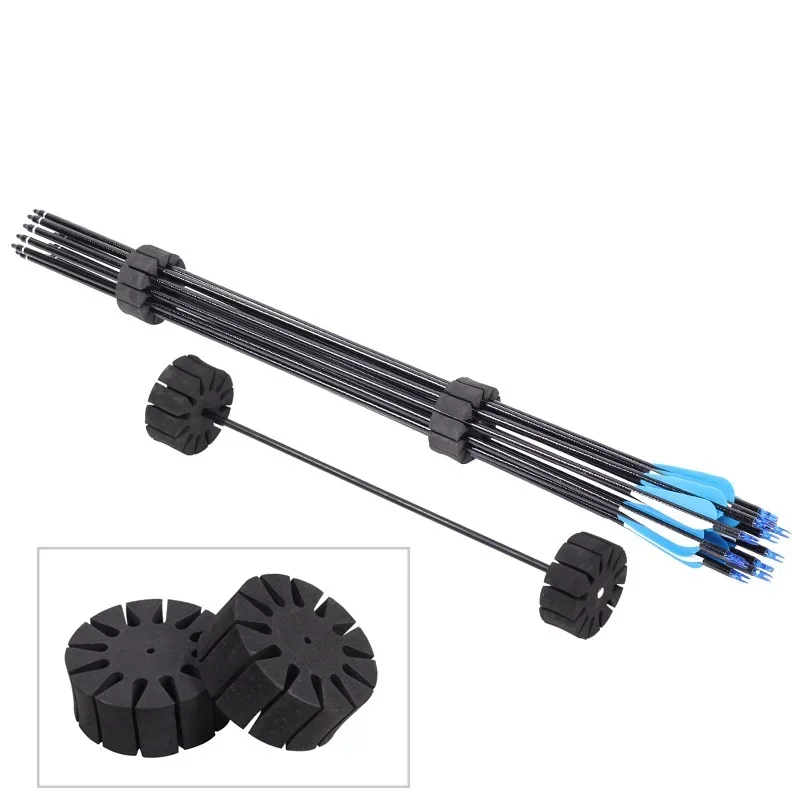 1/2pcs EVA Split Arrow Frame Holder Compound Bow Round Quiver Hold 12 Arrows Rack Arrows Storage Protection Separator Accessorie