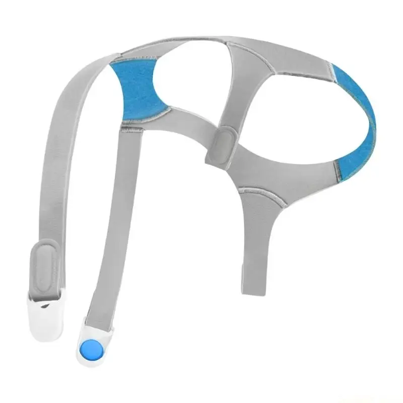 D0AB Multifunctional Breathing Machine Head Support Ventilated Sleep Aid Strap Nylon Fabric Texture Suitable for F20 Mask
