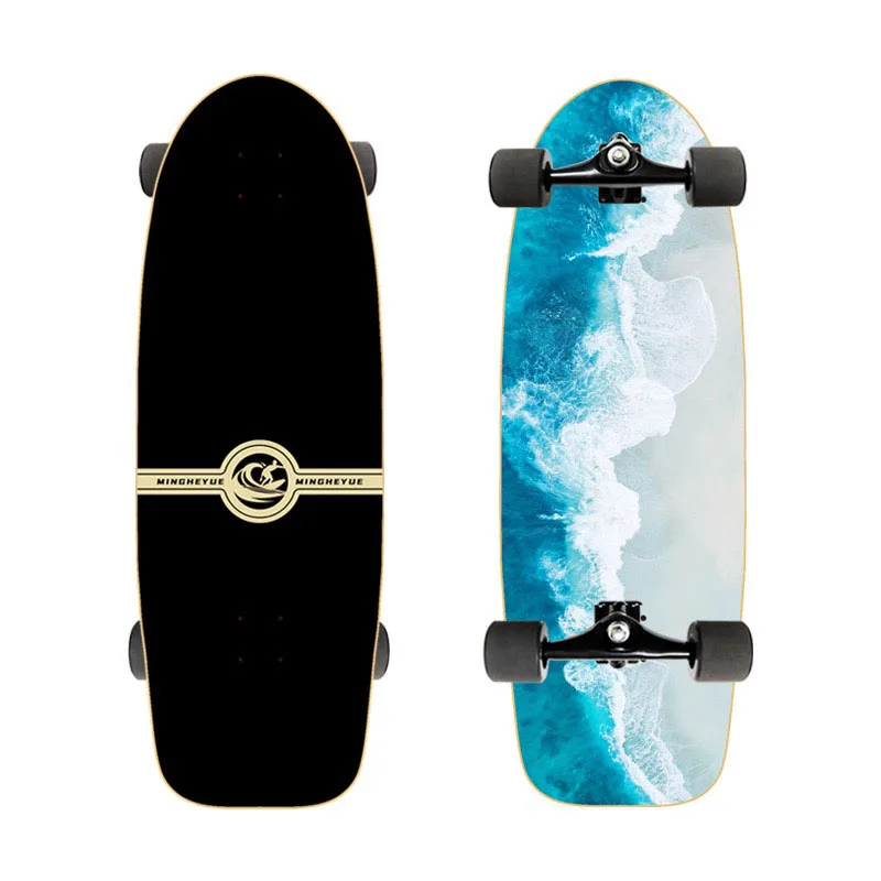Surfskate Board Land Surf Skate Sport Longboard, Complete Pumping Skateboard, Maple Deck CX4 Truck,