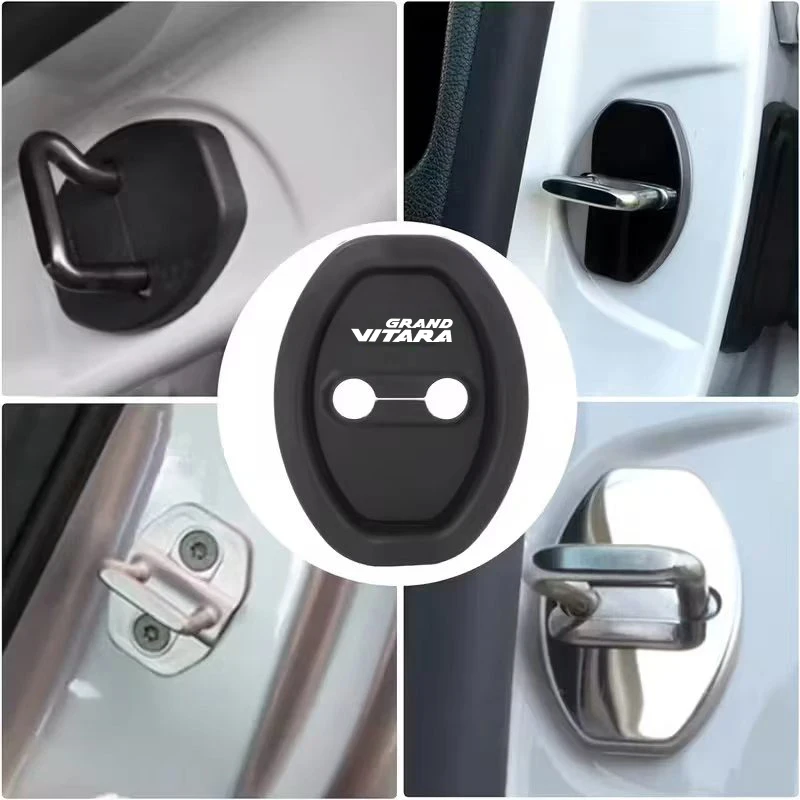 4-piece GRAND VITARA car door lock protection cover, stylish design, reduces door closing noise, beautiful car - view 5