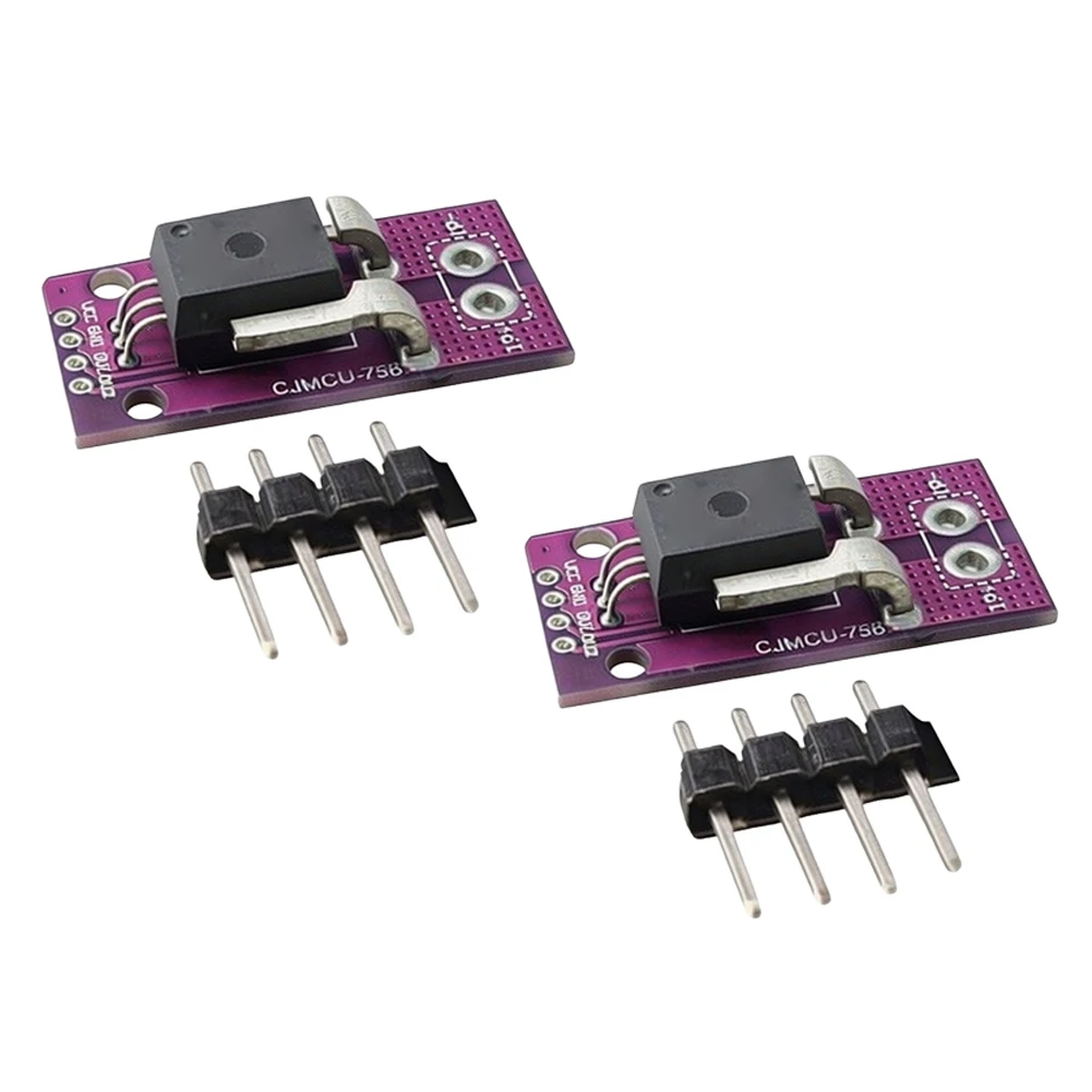 1Pcs 50A-200A ACS758 Linear Current Sensor Module Hall Effect For Electrical Equipment Industrial Automotive Power Monitoring
