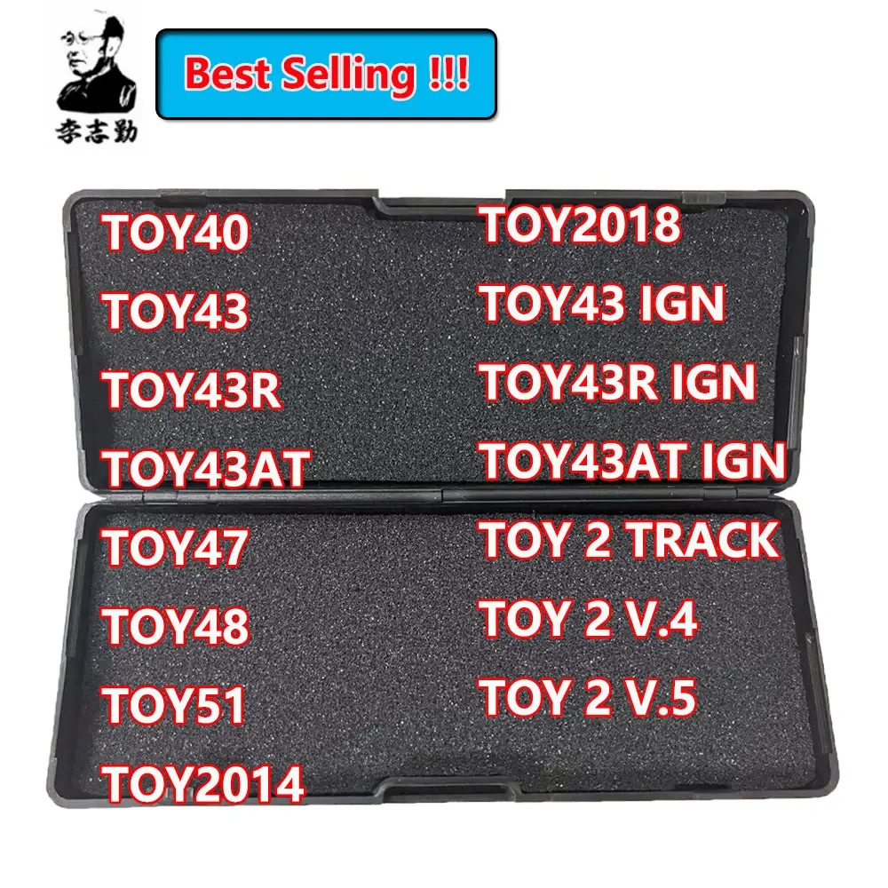 Lishi 2 in 1 Tool TOY40 TOY43 TOY43AT TOY43R TOY47 TOY48 TOY51 TOY2014 TOY2018 TOY2 TOY2 V.4 TOY 2 V.5 for TOYOTA for Car Key