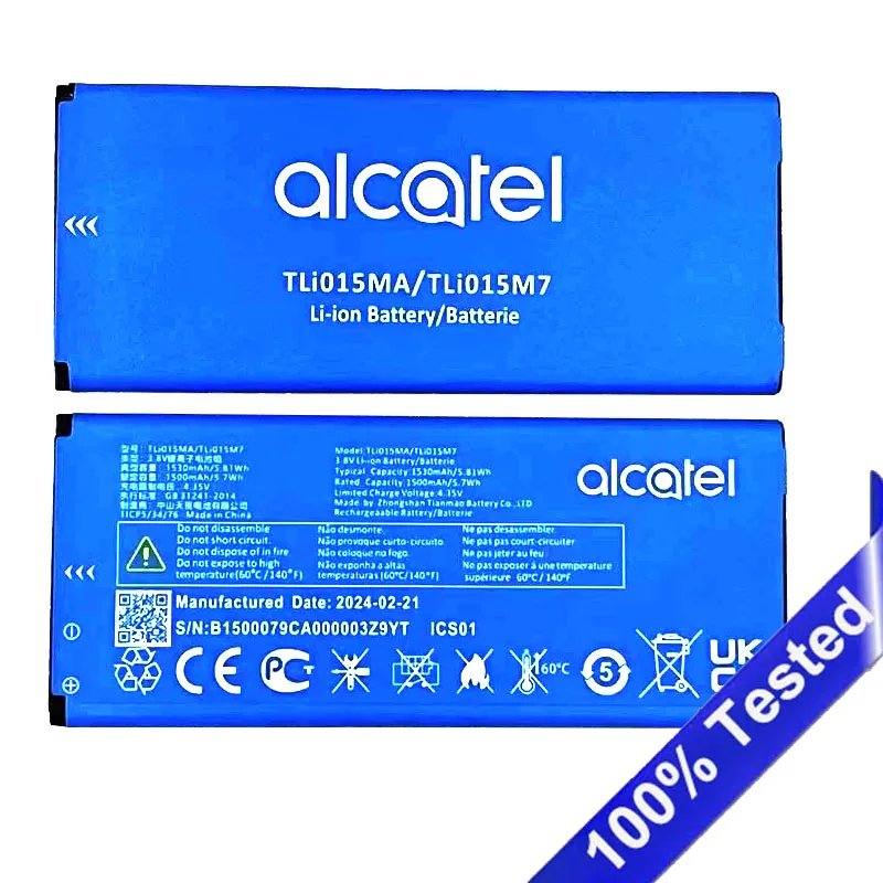 

Аккумулятор TLi015MA для Alcatel One Touch PIXI 4 4034A 4034D 4034X 4034F для Vodafone Smart Mini 7 VFD300 TLi015M1 TLi015M7 Bateria