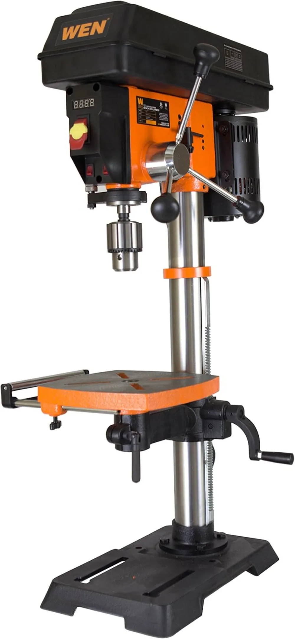 12-Inch Benchtop Drill Press, Variable Speed, Cast Iron with Laser and Work Light (4214T)