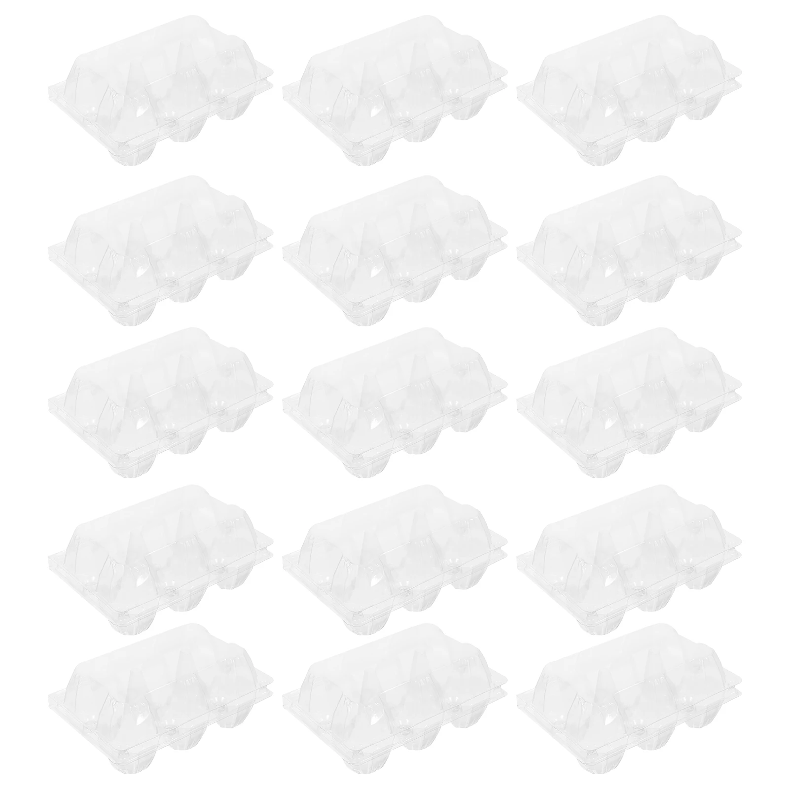

50pcs Transparent PVC Holder for Storage Packing Reusable Kitchen Restaurant Medium Packaging Box Container Carton Chicken