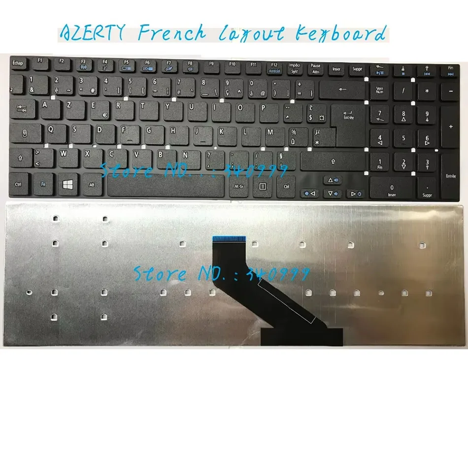 New AZERTY keyboard For acer Aspire 5830T 5830G 5830TG V3-571g V3-551 v3-771G E1-522 V3-551G V3-571 FR clavier