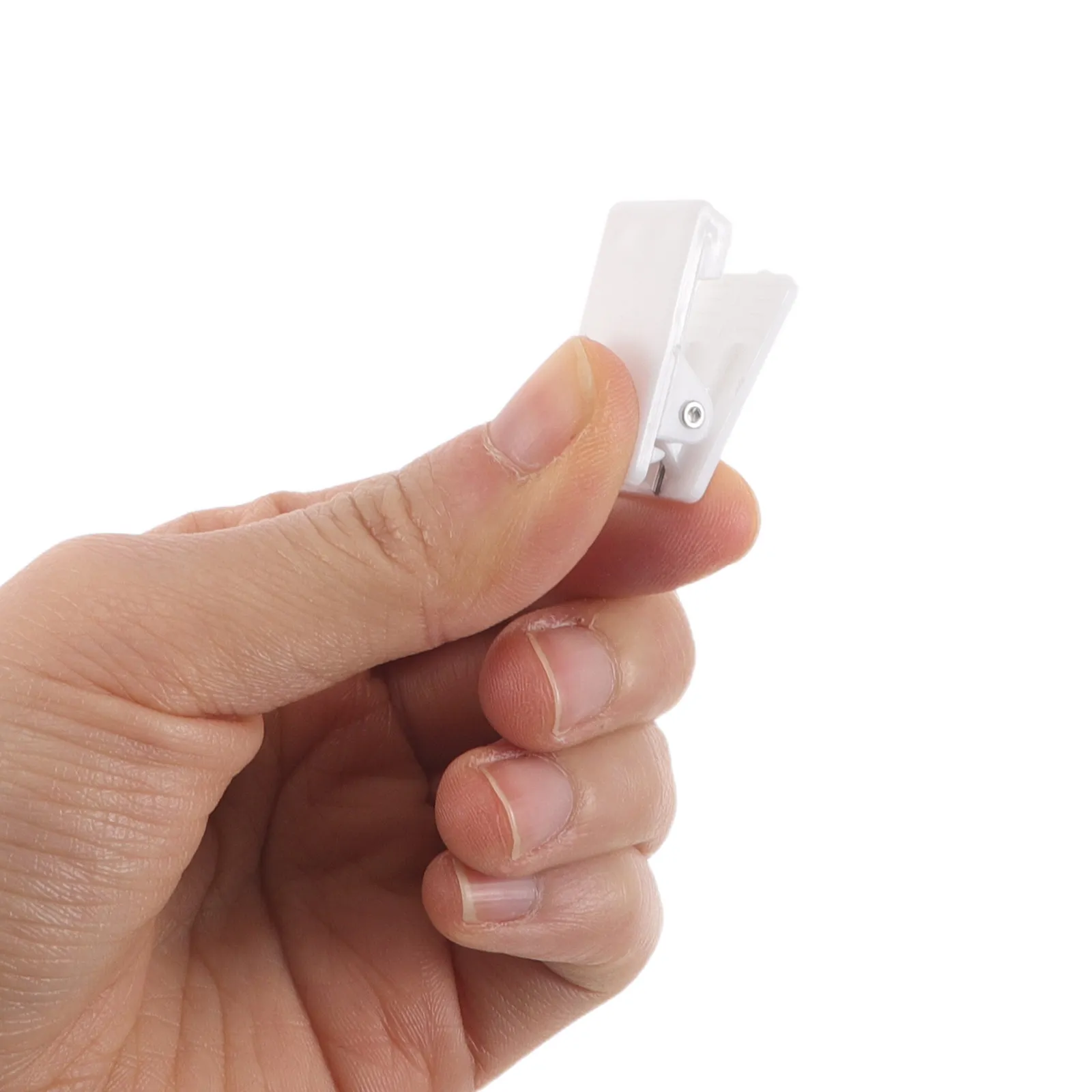 50 Pcs Posters Mini Adhesive Clips Picture Hanging Plastic Sticky White Photos Drawings Black for