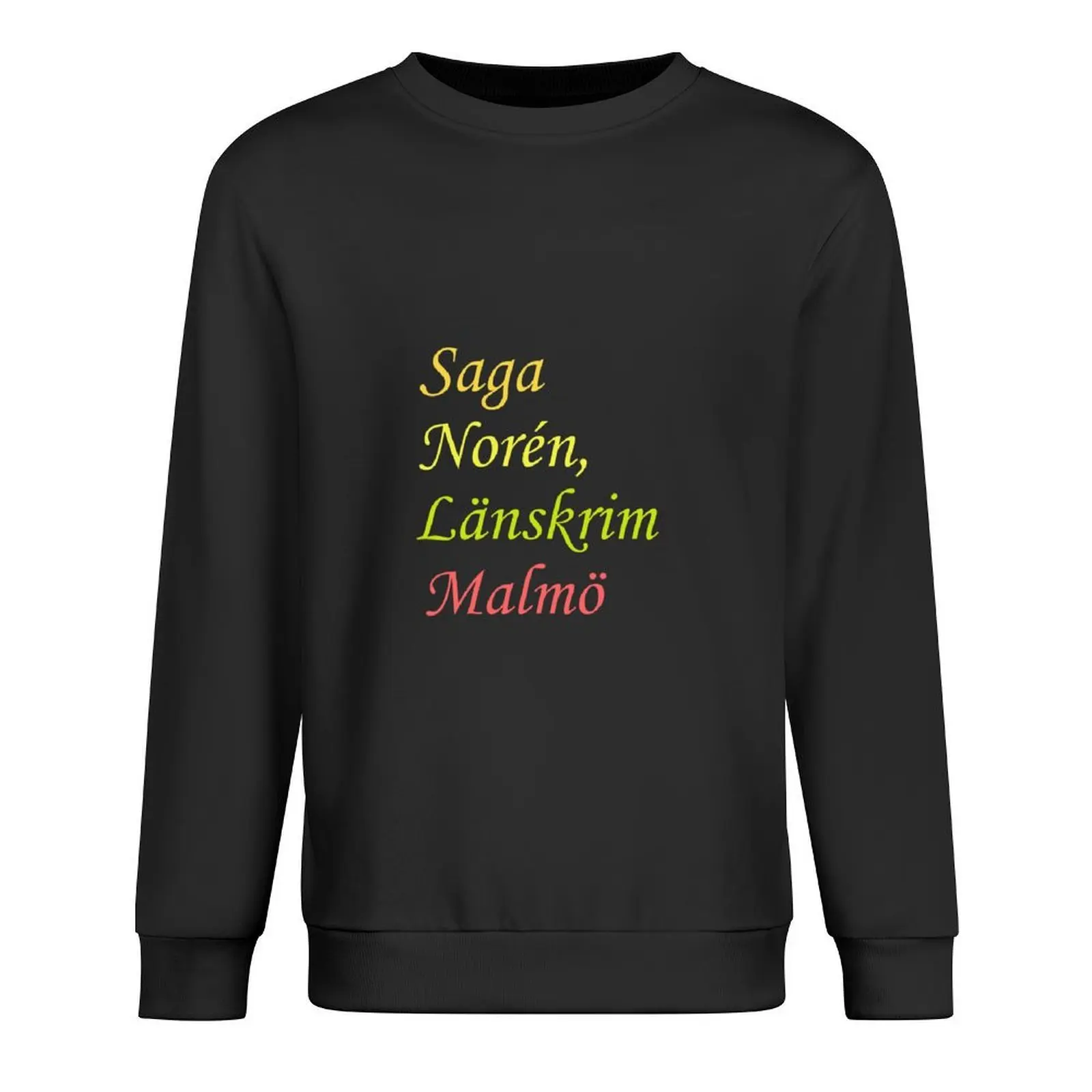 

Saga Norén, Lnskrim Malm Pullover autumn new products blouse anime clothing fashion men new hoodies and sweatshirts