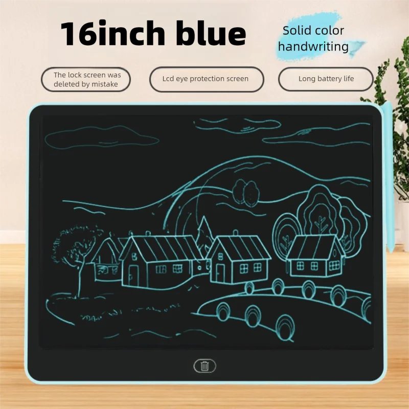 16 inch horizontal LCD handwriting board toy erasable drawing board children's graffiti board drawing board