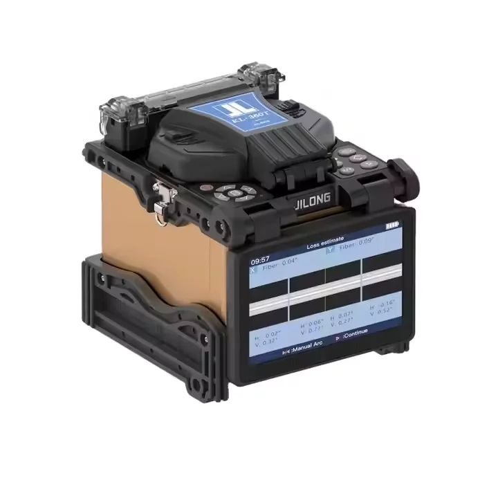 JILONG KL-360T 6 Motori Schermo a colori da 5 pollici Giuntatrice a fusione ottica Backbone Allineamento del nucleo Giuntatrice a fusione ottica