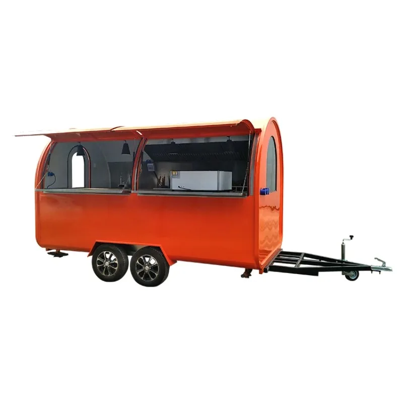 

Customized Food Truck Mobile Kitchen Ice Cream Truck Coffee Cart Food Van Concession Catering Trailers Factory Direct Sales