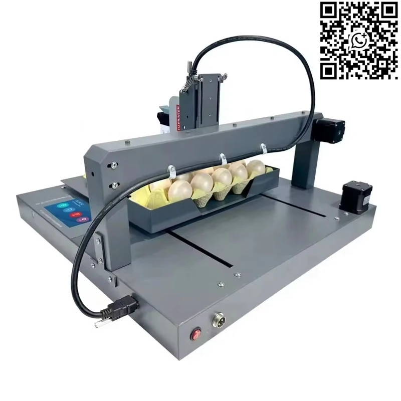 

Automatic Egg Coding Printer Machine Custom Inkjet Date Stamper for Poultry Farm Egg Shell Printing Tools High Efficiency