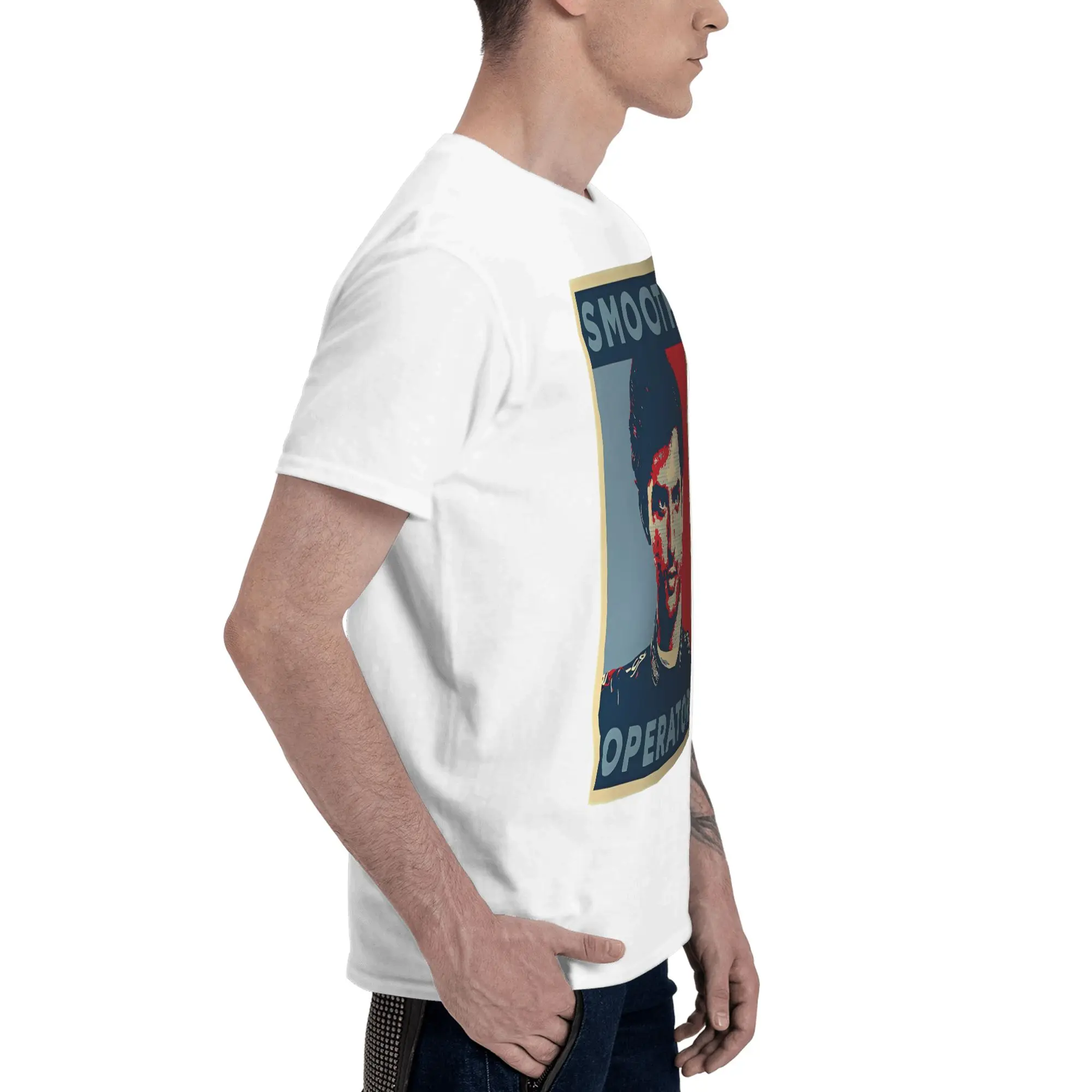 Carlos Sainz Smooth Operators Campus Style Reversible T-shirt High-End Minimalism Short Sleeve