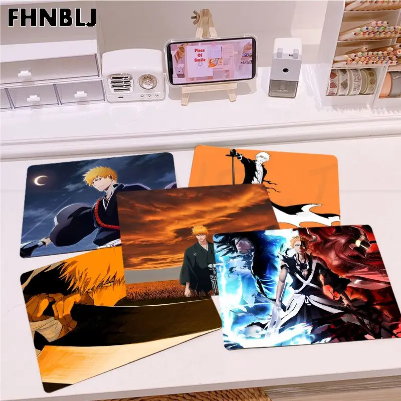 

Anime Bleach Mousepad Custom Skin Thickened Mouse Gaming Keyboard Table Mat Office Supplies Room Decor for Teen Girls Bedroom