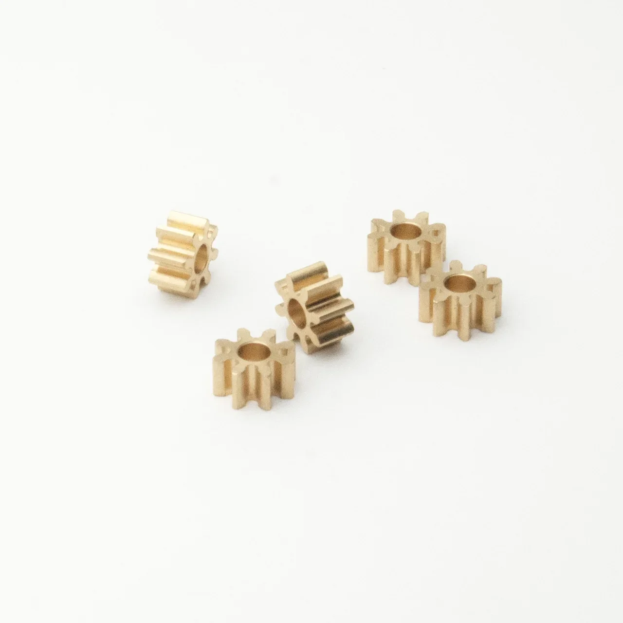 

0.8M 8T Copper Gear 8 Teeth 2.98mm 3mm Hole Thickness 4mm 8mm