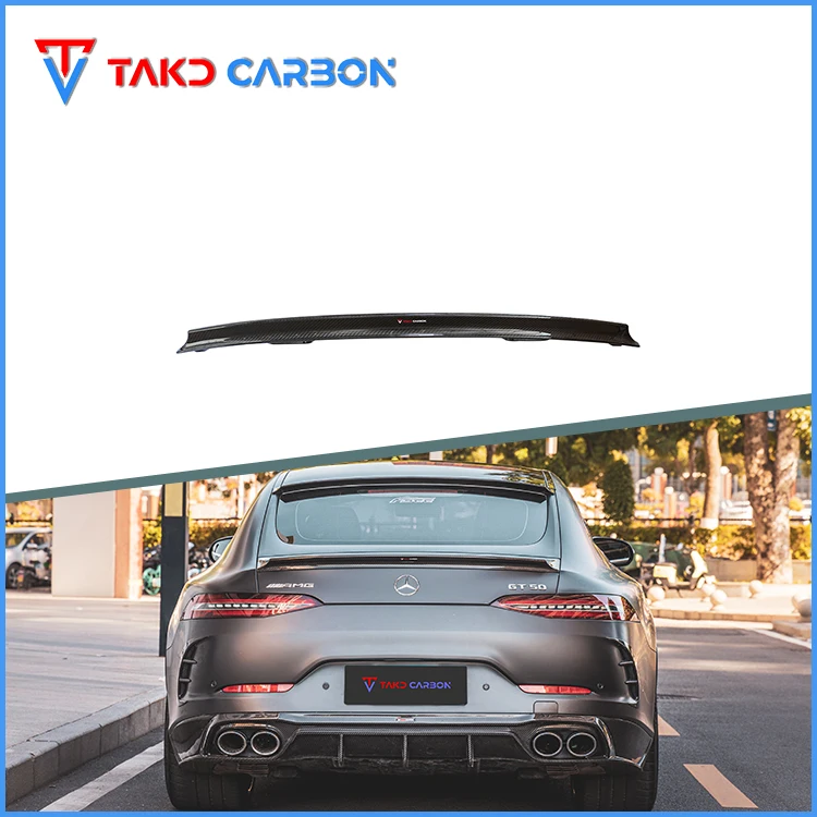 

3K Twill 100% Dry Carbon Fiber Material the Following Rear Spoiler Wing for Mercedes-Benz AMG GT50 2019-2023