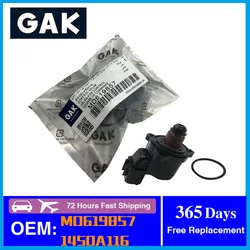 GAK Brand High Quality Throttle Body Idle Speed Control for Mitsubishi Lancer Pajero / Montero OEM MD619857 1450A116