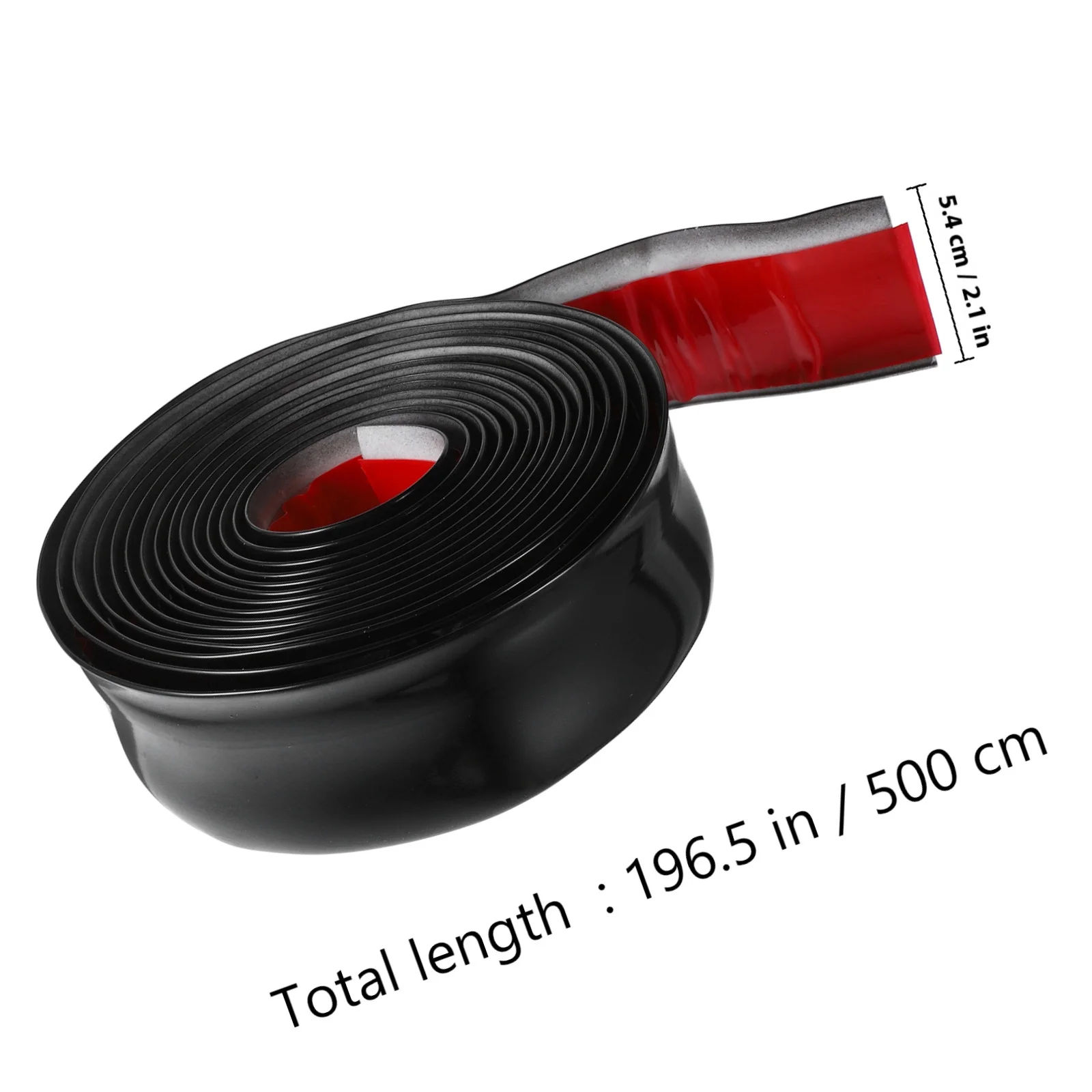 حواف اللوح البلاستيكية المقاومة للماء 1 لفة ذاتية اللصق قابلة للتقشير واللصق لتزيين الحواف على الحائط #4