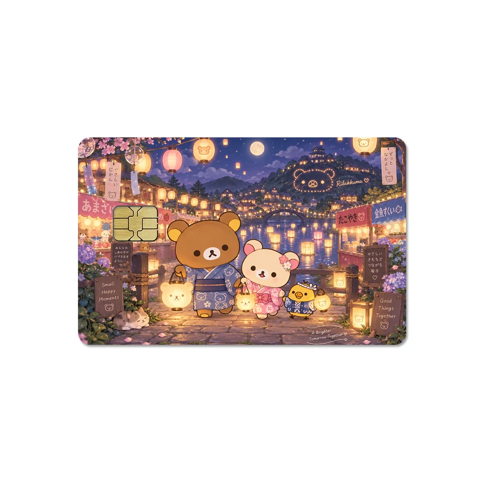 Rilakkuma Chip Card Sticker Cu - Laptop Accessories Cute ulasan dan harga