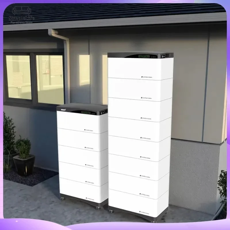 20KWh 51V 200Ah Low Voltage Lithium Battery IP65 Stackable Solar Energy Storage System for Home Off Grid Power Wall