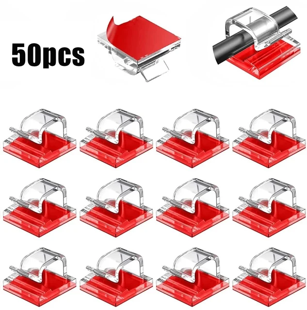 50 szt. zaciski do organizera kabla