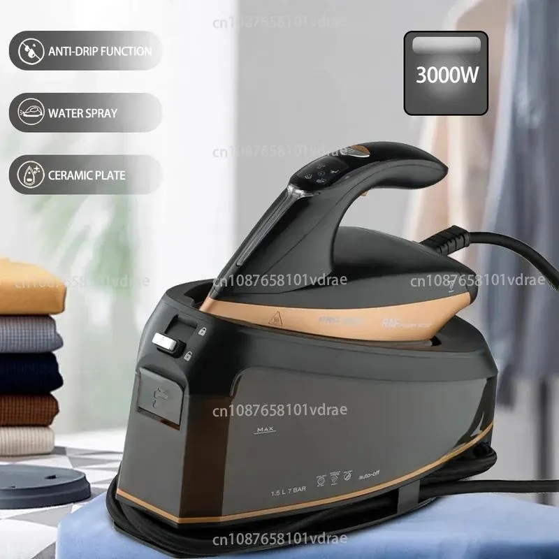 Household 3000W Pressure Steam Iron, Hanging Bottle Type Handheld Iron, Steam Iron 1500ML
