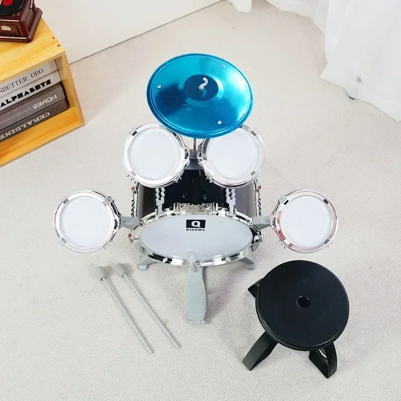 New Drum Kit for Boys Toys for Beginners Home Drum Instruments for Babies 2 To 3 Years Old Drum Set for Girls Gifts