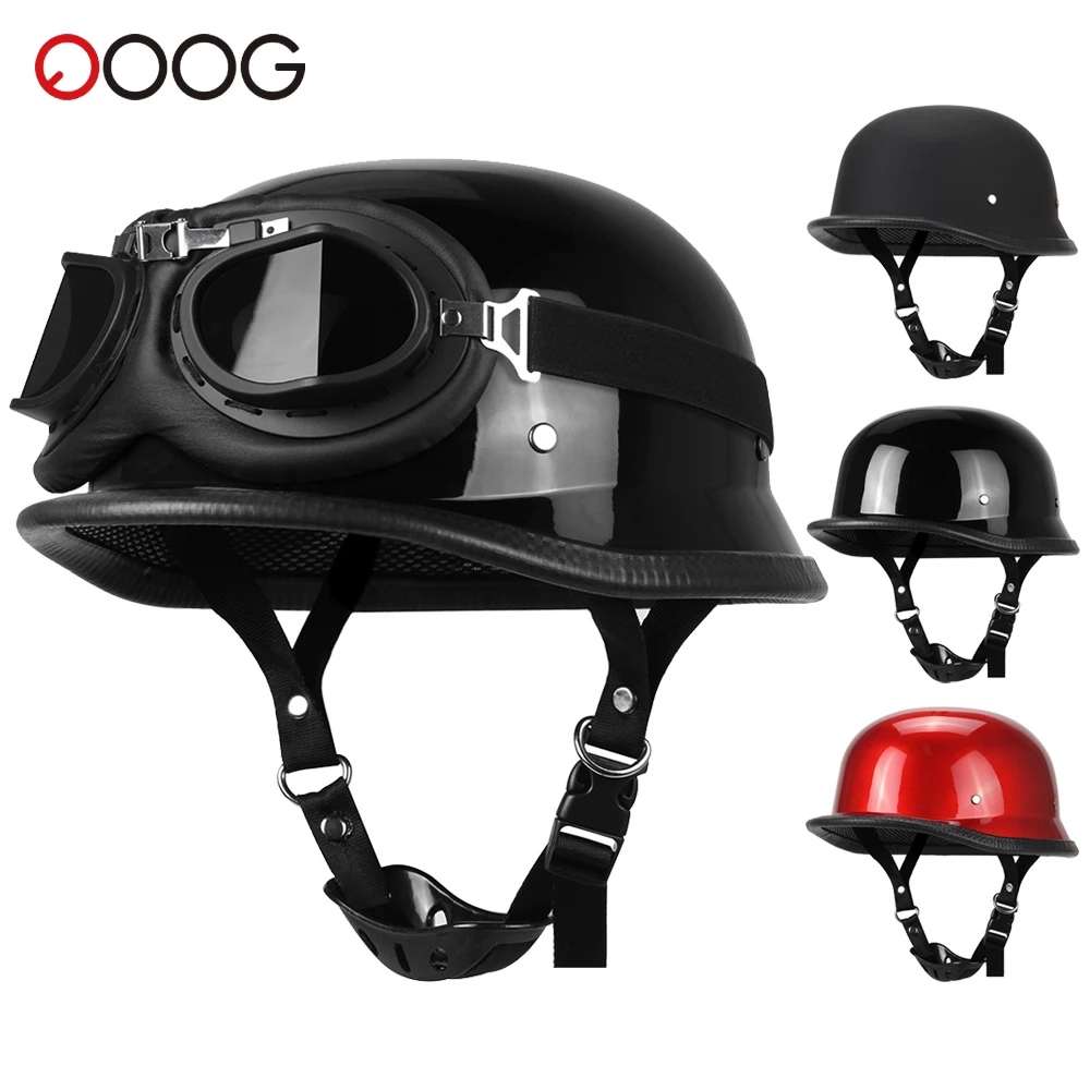 

DOT Certification Motorcycle Half Helmet Anti-fall And Sun Cap Motorbike Helmet Vintage Fashion Moto Riding Safety Helmets S-2XL