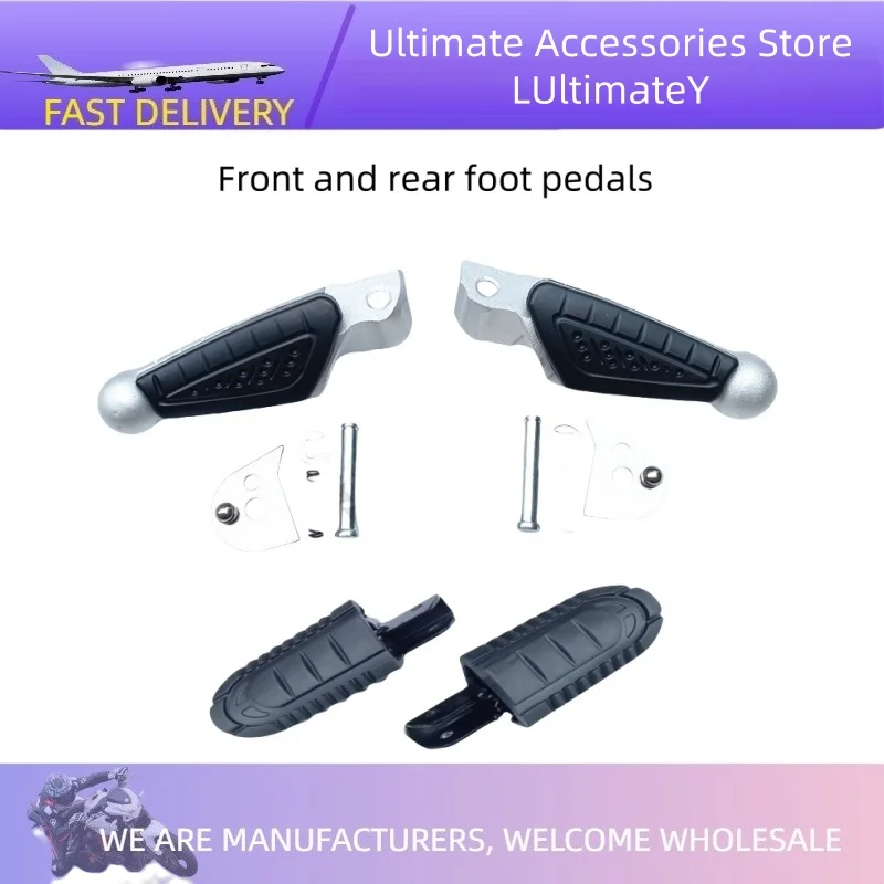 

Motorcycle Foot Rests Pedals Footrest Rubber For Benelli 502/BJ500GS TRK251 Rubber footrests for the front and rear footrests