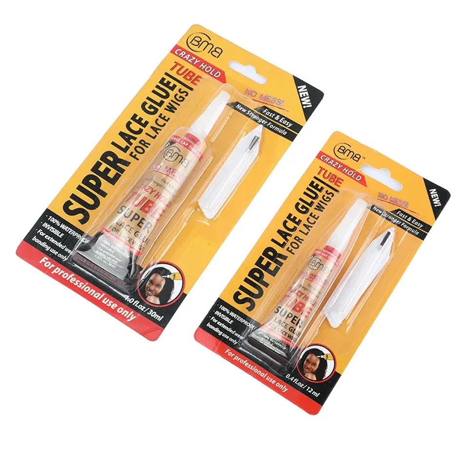 

BMB Crazy Hold TUBE Super Lace Glue For Lace Wigs Waterproof Invisible Bonding Glue Replacement Adhesive Strong Hold Hair Glue