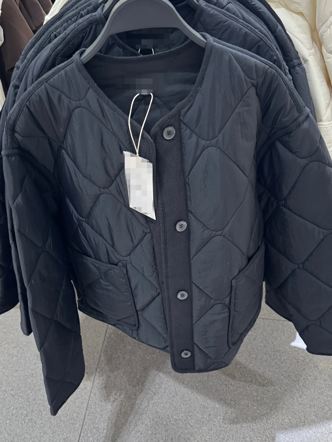 ZARLuvip Autumn Winter Thin Cotton Jaet round Ne ket Decor Women's Clothing Comfortable Casual Sle Long Sve Coat