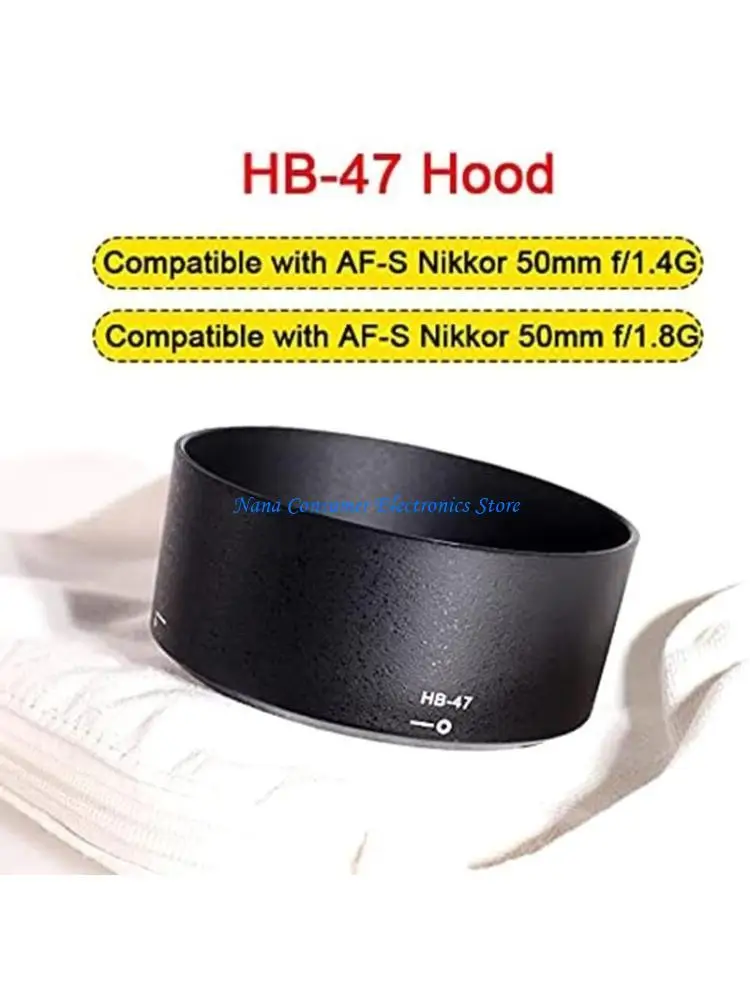G7NE HB-47 for AF-S 50mm f/1.4G Camera Lens Hood for Protection Part