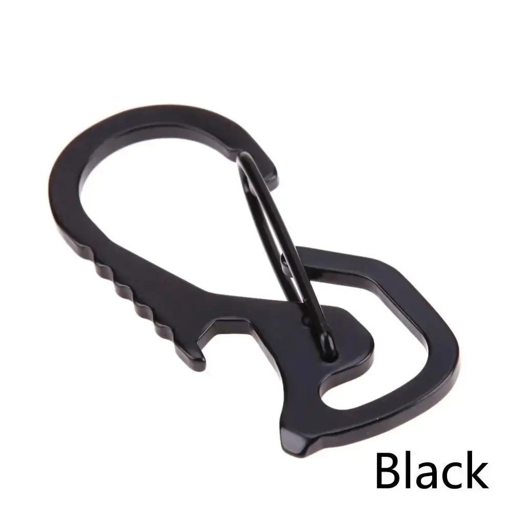 

Bottle Opener Multifunctional Carabiner Screwdriver Hex Driver Outdoor Keychain Stainless Steel Keychain Ring