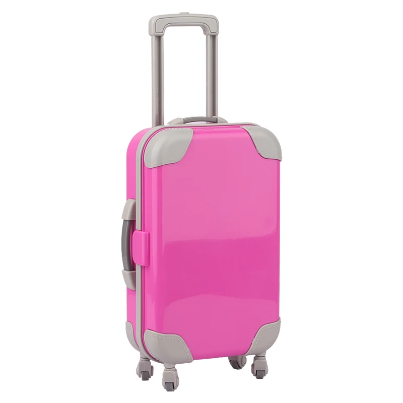 Toy Accessories Toys A Variety Of Color Matching Suitcases, Suitable For 18-inch American Dolls & 43cm newborn Baby Dolls