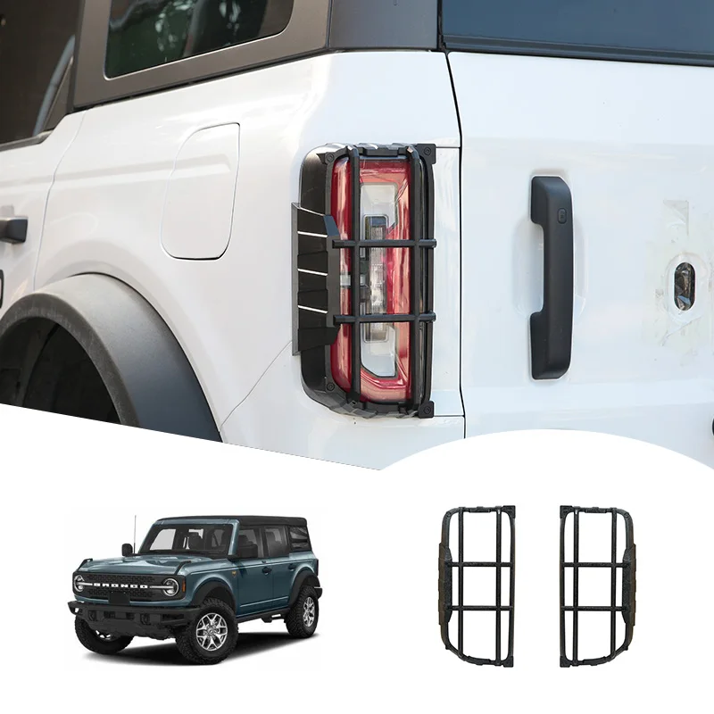 

Black Tail Light Cover for fordS Bronco 2022 2023 Rear Lamp Cover Exterior Accessories
