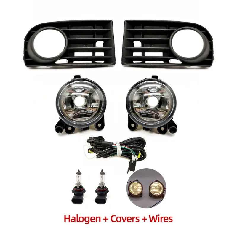 

Uiz VW Golf 5 A5 MK5 2004-2009 Car Front Halogen Fog Light Lamp Car Styling AccessoriesRea