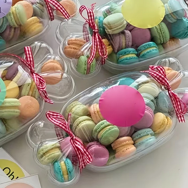 20-teilige bonbonförmige Kuchenbox – perfekt für Desserts, Kuchen, Obstsalate usw., geeignet für Feiertagsveranstaltungen, Geburtstage usw.