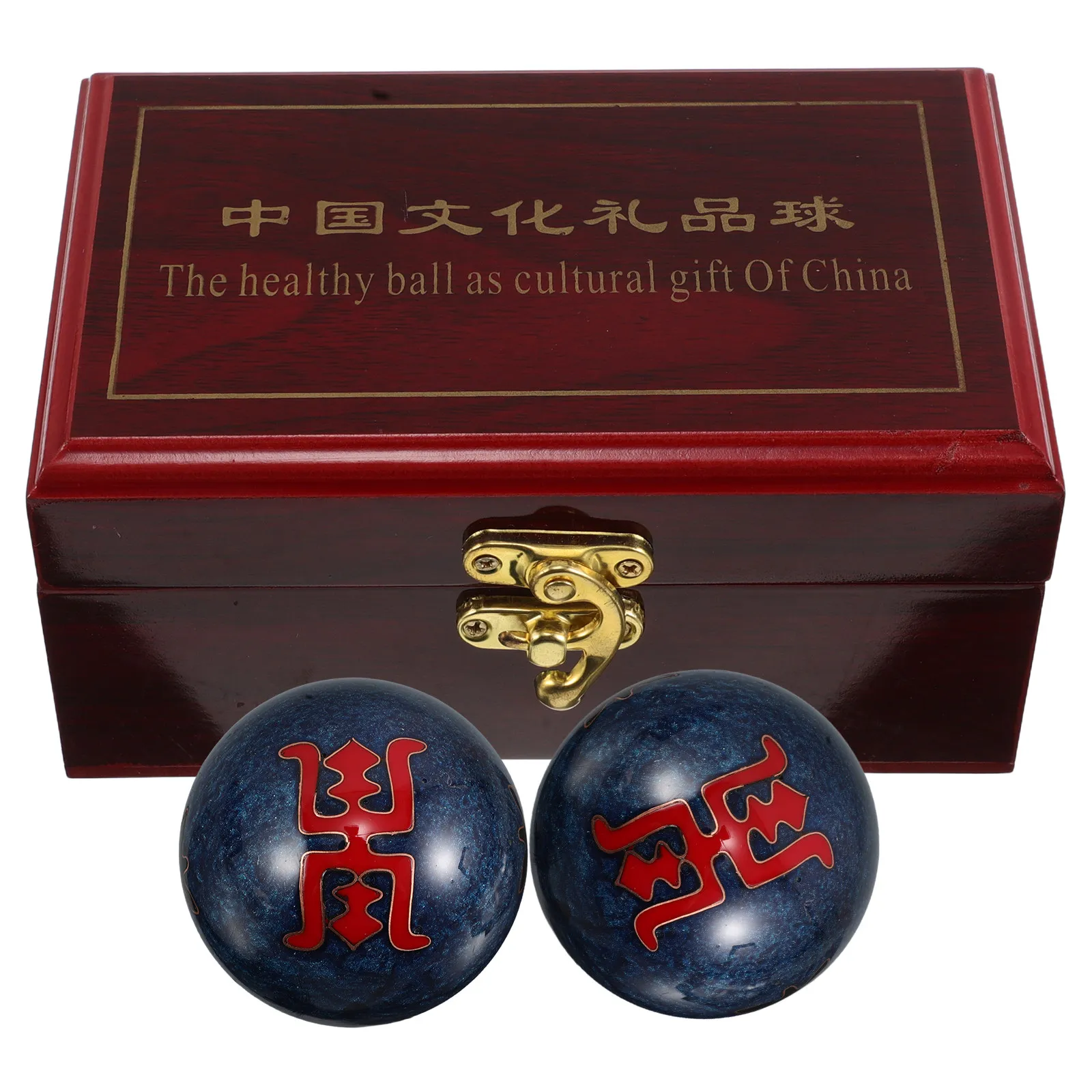 Hand Exercise Massage Balls Portable Hand Strengthener for Office Use Elegant Handmade Health Massage Balls Gift Set for Elders