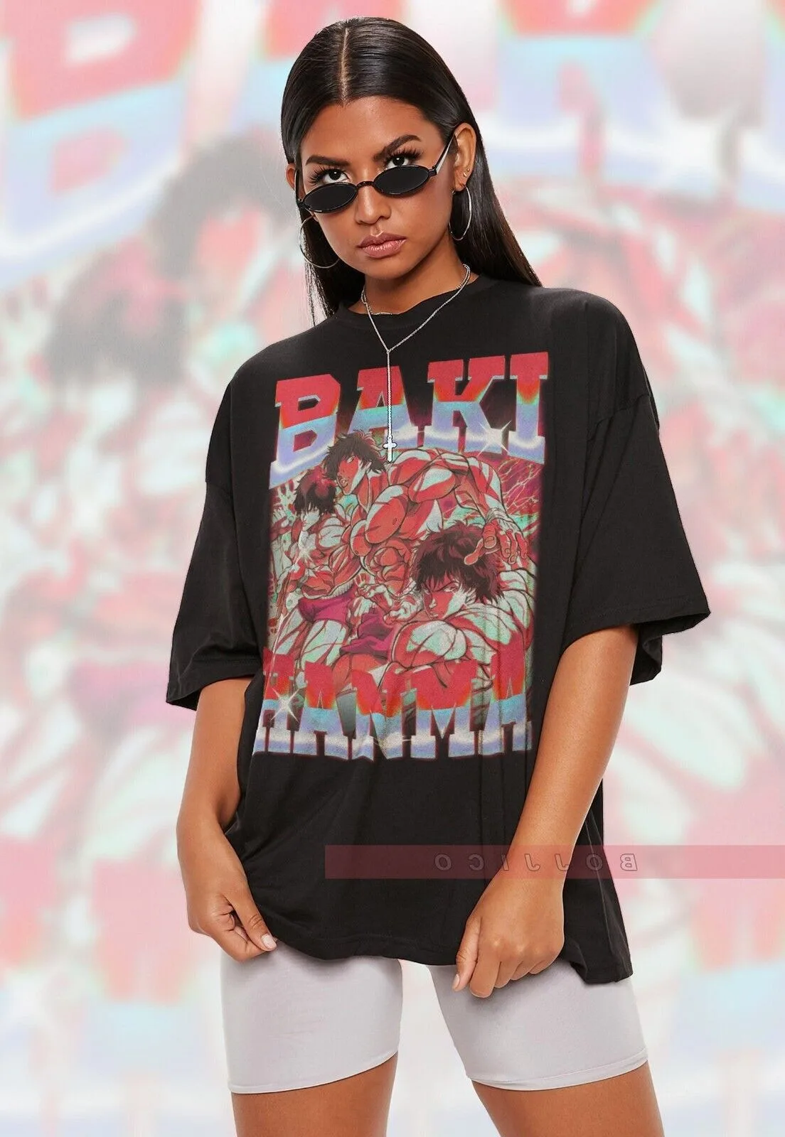 

Anime BAKI HANMA Shirt, Vintage Baki Hanma Shirt Retro 90s, Baki the Grappler