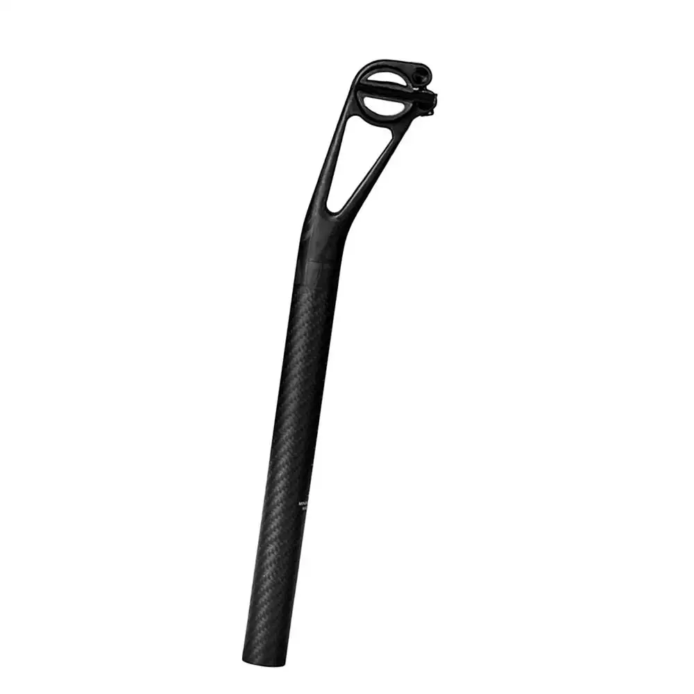 AliExpress Elita One/elle Tower elitaone Carbon seat post offset 25mm MTB/Road Bike Seatpost Carbon fiber half shell 350-450mm Bicycle seat post Master Series