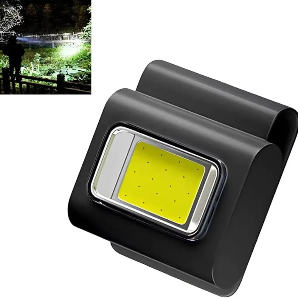 Portable LED Running Lights Hands Free Silicone Clip Safety Lights 800LM 6 Modes Walking Lamp Outdoor Work