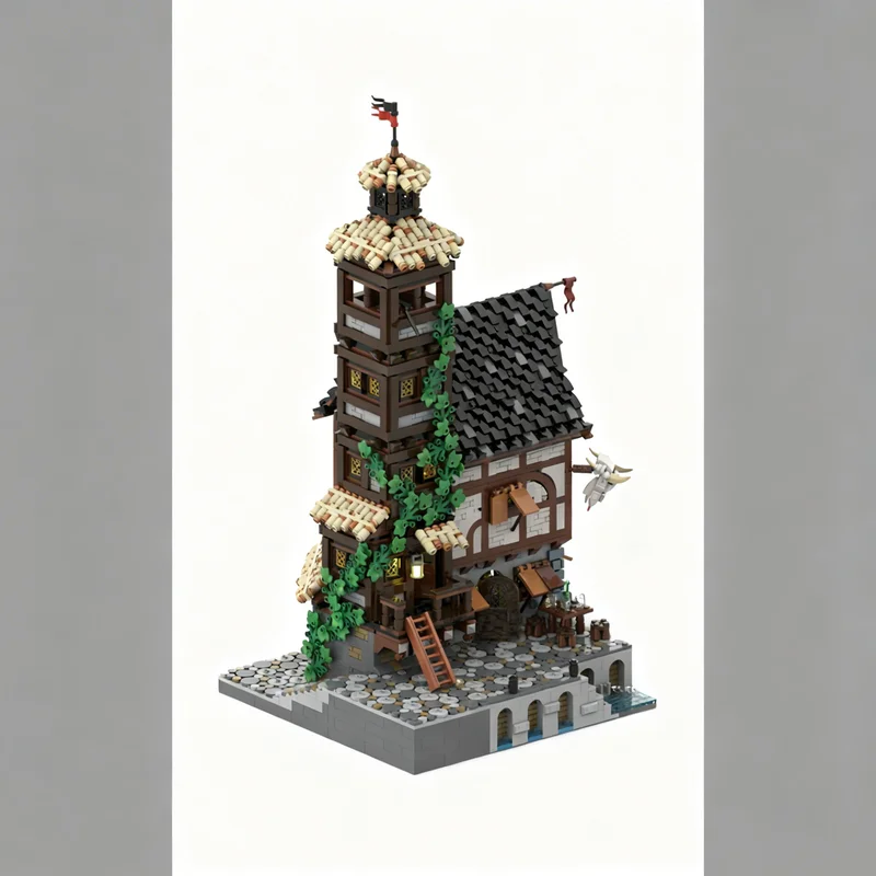 4830pcs MOC Port Sauvage The Leviathan Pirates Model Building Blocks Construction Collection Education Creative Birthday 3D DIY